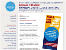 Tablet Screenshot of financialcounselling.org.au
